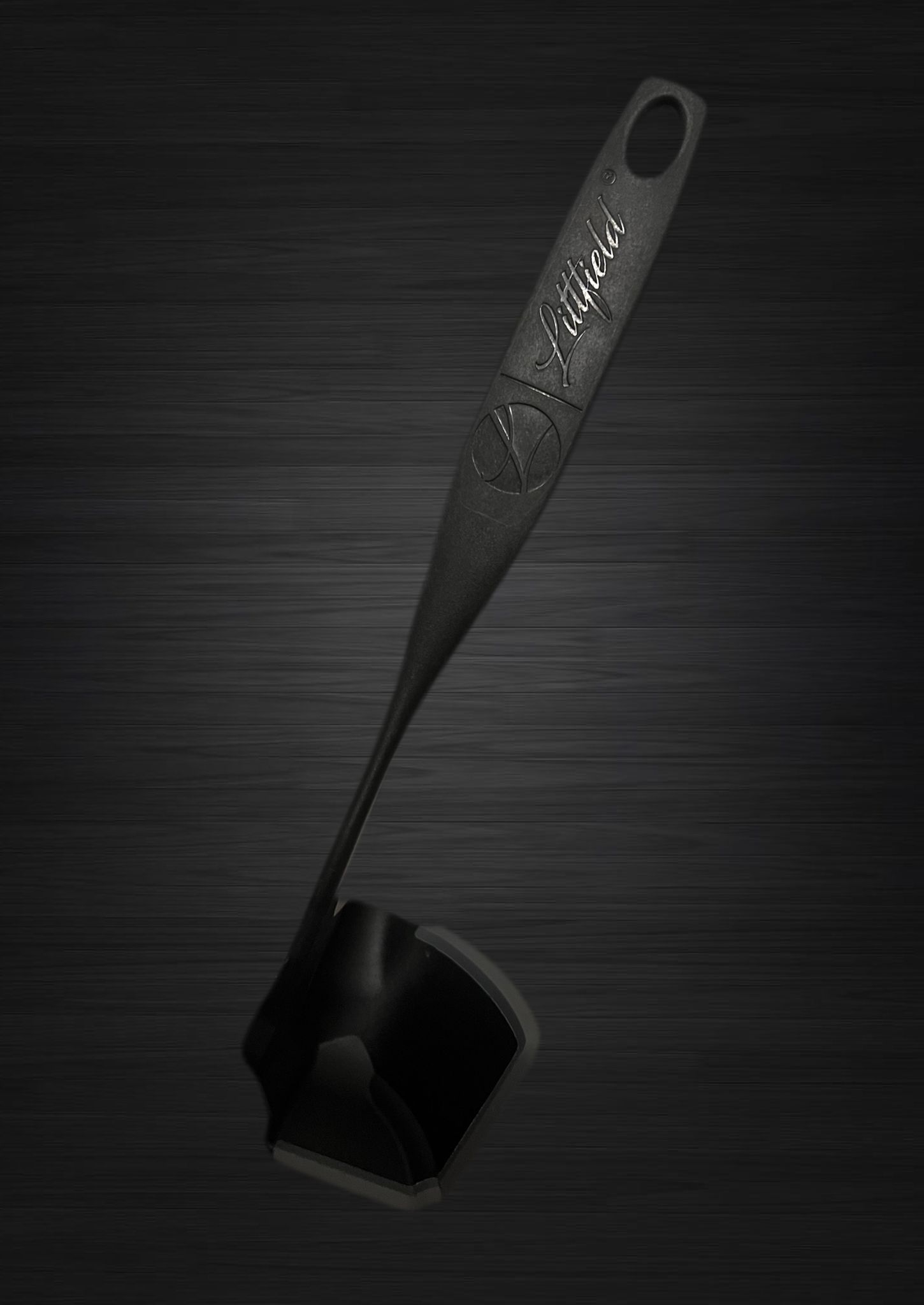 Littfield Drehkellenspatel Black Edition in schwarz für deinen Thermomix TM6, TM5, TM31